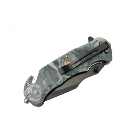 Welder Kurtarma Çakısı 21,5 cm Yarı Otomatik , Kemerlikli Welder Kurtarma Çakısı 21,5 cm Yarı Otomatik , Kemerlikli