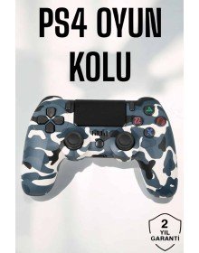 PS4 Oyun Kolu Kamuflaj Desenli Joystick