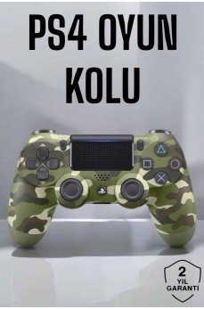 PS4 Oyun Kolu Kamuflaj Desenli Joystick