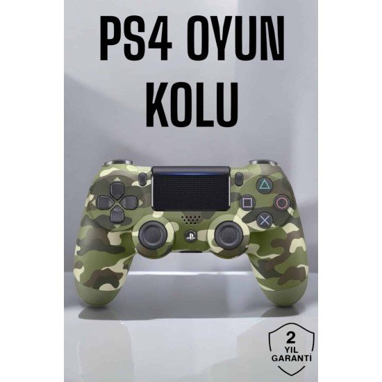 PS4 Oyun Kolu Kamuflaj Desenli Joystick