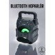 Işıklı Bluetooth Hoparlör Müzik ve Renkli Işık Taşınabiilir