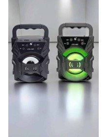 Taşınabilir Bluetooth Hoparlör Led Işıklı Uzun Pil Ömrü