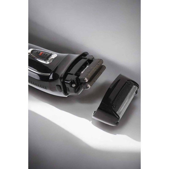 Şarjlı Paslanmaz Çelik Bıçaklı ve Kablosuz Saç Sakal Tıraş Makinesi