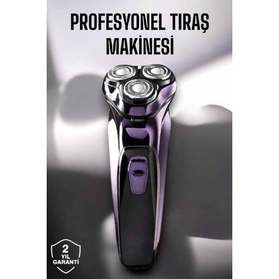 Profesyonel Şarjlı Saç ve Sakal Tıraş Makinesi Hassas Kesim Profesyonel Şarjlı Saç ve Sakal Tıraş Makinesi Hassas Kesim