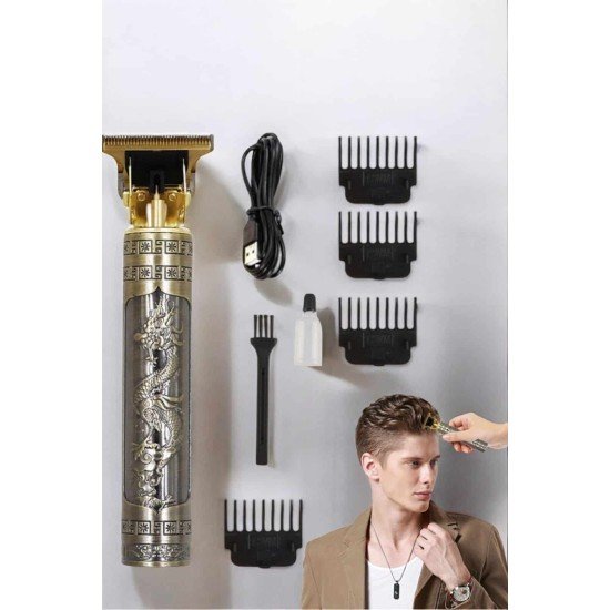 Profesyonel Şarjlı Saç ve Sakal Şekillendirici Çizik Tıraş Makinesi