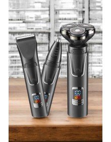 Yüksek Performanslı 3 Başlıklı Profesyonel Tıraş Makinesi