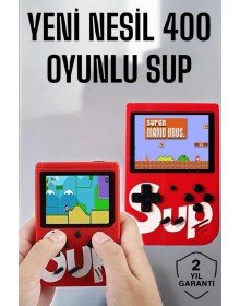 Yeni Nesil Çocuklara Özel SUP 400 Oyunlu Mini El Konsolu