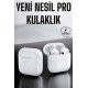 Yeni Nesil Pro Bluetooth Kulaklık Uzun Pil Ömrü Beyaz Yeni Nesil Pro Bluetooth Kulaklık Uzun Pil Ömrü Beyaz