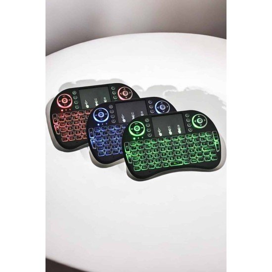 USB Bağlantılı Mini Q Klavye Işıklı Tüm Cihazlara Uyumlu USB Bağlantılı Mini Q Klavye Işıklı Tüm Cihazlara Uyumlu