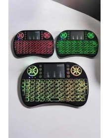 USB Bağlantılı Mini Q Klavye Işıklı Tüm Cihazlara Uyumlu