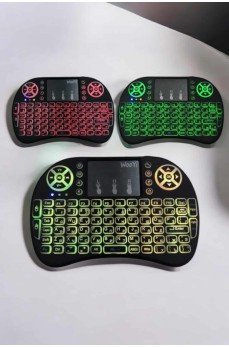 USB Bağlantılı Mini Q Klavye Işıklı Tüm Cihazlara Uyumlu