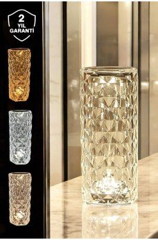 Dokunmatik Kristal Gece Lambası Hediyelik