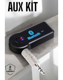Bluetooth Araç Kiti Bt 350 Aux Çıkışlı Tüm Araçlara Uyumlu
