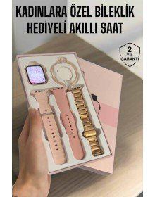 Akıllı Saat Adımsayar, Nabız Takibi ve GPS Destekli Kadınlara Özel