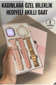 Akıllı Saat Adımsayar, Nabız Takibi ve GPS Destekli Kadınlara Özel