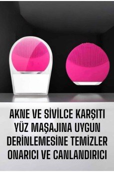 Yüz Temizleme Aleti Genç Görünüm Sağlayan, Kan Dolaşımını Hızlandıran, Kablosuz ve Taşınabilir