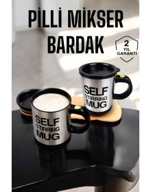Mikser Kupa Yazılı Mug Bardak Karıştırma Özelliği