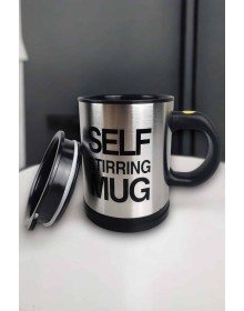 Yazılı Mug Kupa Karıştırıcı Özelliği Ve Paslanmaz Çelik