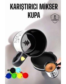 Yazılı Kupa Kendi Kendini Karıştıran Mikser Kupa Termos Bardak