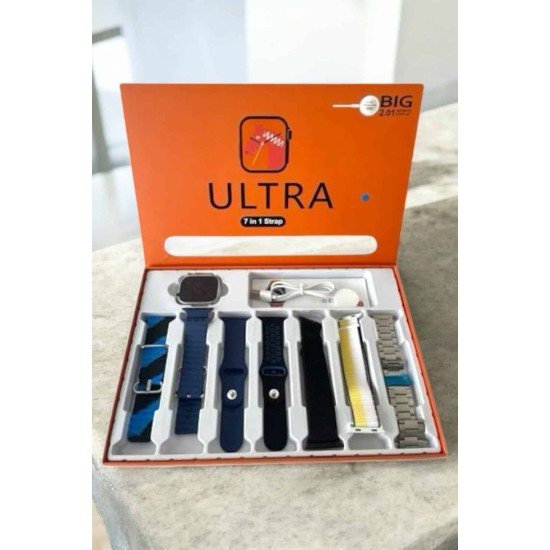 Akıllı Saat 7 Kordonlu Bildirim Görebilen Metal Kordon GPS Özelliği Akıllı Saat 7 Kordonlu Bildirim Görebilen Metal Kordon GPS Özelliği