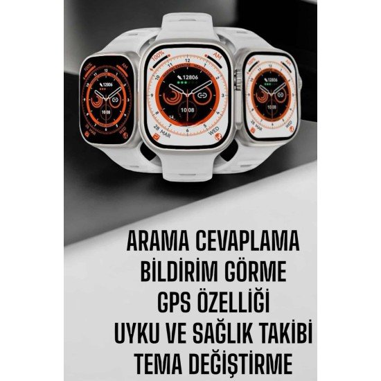 Akıllı Saat Nabız Ölçebilen Yeni Nesil GPS ve Adımsayar Özelliği Akıllı Saat Nabız Ölçebilen Yeni Nesil GPS ve Adımsayar Özelliği