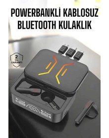 Kablosuz Bluetooth Kulaklık Powerbankli Uzun Pil Ömrü Yüksek Ses Kaliteli
