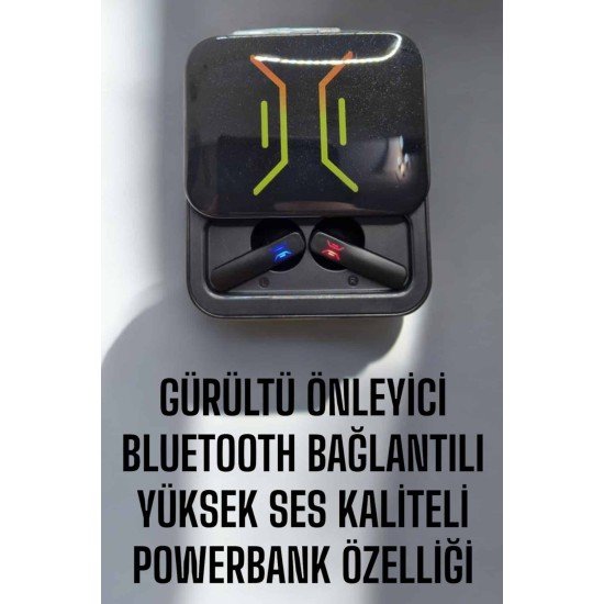 Kablosuz Bluetooth Kulaklık Powerbankli Uzun Pil Ömrü Yüksek Ses Kaliteli