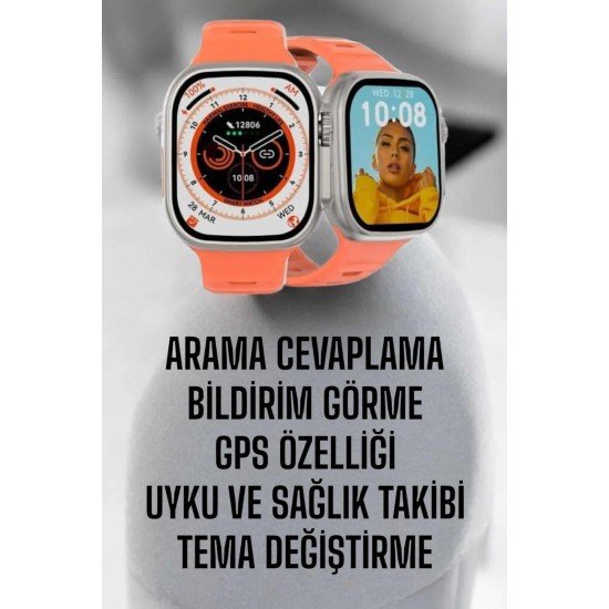 Akıllı Saat GPS, Sağlık Ve Uyku Takibi Arama Cevaplayan Bluetooth Bağlantılı Akıllı Saat GPS, Sağlık Ve Uyku Takibi Arama Cevaplayan Bluetooth Bağlantılı