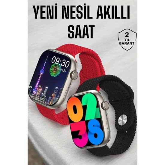 Akıllı Saat Tema Değiştirme Uyku ve Sağlık Takibi Bluetooth Bağlantılı