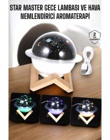 Aromaterapi Hava Nemlendirici Masa ve Gece Lambası