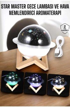 Aromaterapi Hava Nemlendirici Masa ve Gece Lambası