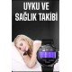Akıllı Saat Yeni Nesil Bluetooth Bağlantılı Uyku ve Sağlık Takibi NFC ve GPS