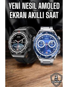 Akıllı Saat Yeni Nesil 2024 Model Metal Kordonlu Bluetooth Bağlantılı