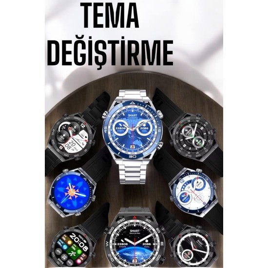 Akıllı Saat 2024 Model Arama Cevaplayan Uyku ve Sağlık Takibi