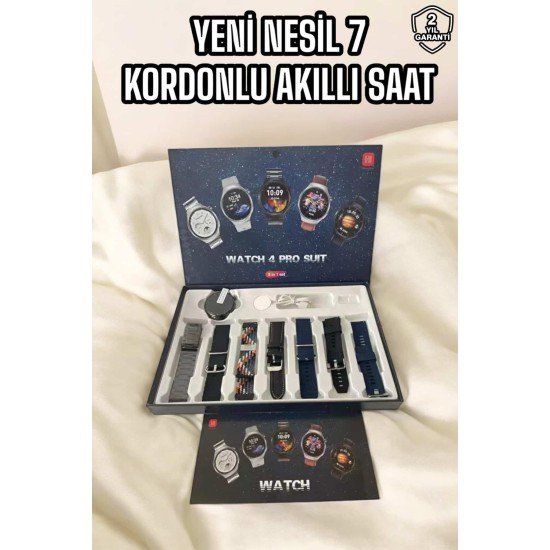 Yeni Nesil Akıllı Saat 2024 Model Uyku ve Sağlık Takibi Bluetooth Bağlantılı