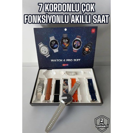 Akıllı Saat 7 Kordonlu Yeni Nesil Arama Cevaplayan Çok Fonksiyonlu Akıllı Saat 7 Kordonlu Yeni Nesil Arama Cevaplayan Çok Fonksiyonlu