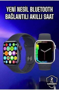 Akıllı Saat Amoled Ekran Yeni Nesil Bluetooth Bağlantılı