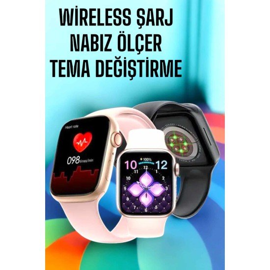 Akıllı Saat Amoled Ekran GPS ve Uyku Takibi Bluetooth Bağlantılı