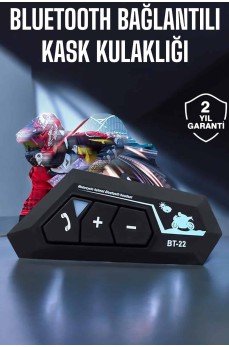 Kask Kulaklık Bluetooth Motosiklet Kulaklık Intercom Su Geçirmez