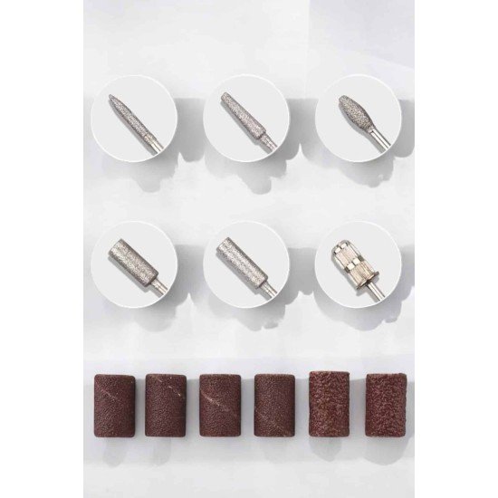 Protez Tırnak Manikür ve Pedikür Seti Elektrikli