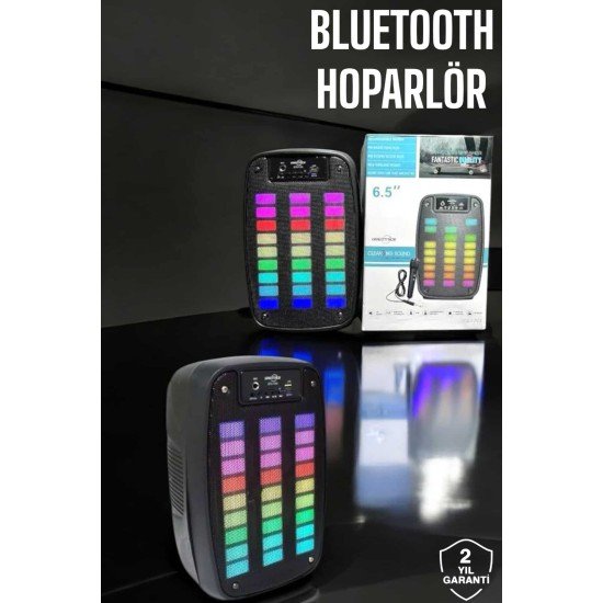 Bluetooth Hoparlör Mikrofonlu Speaker Taşınabilir Şarjlı Bluetooth Hoparlör Mikrofonlu Speaker Taşınabilir Şarjlı