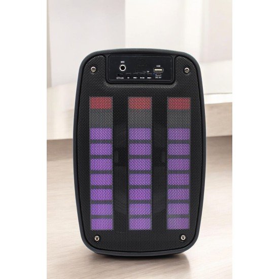 Bluetooth Hoparlör Mikrofonlu Speaker Taşınabilir Şarjlı Bluetooth Hoparlör Mikrofonlu Speaker Taşınabilir Şarjlı