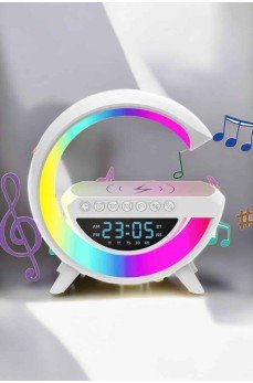 Android Uyumlu Akıllı Bluetooth Hoparlör Kablosuz Şarj Cihazı Standı