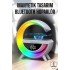 Bluetooth Hoparlör Dijital Göstergeli Wireless Şarj RGB Işıklı