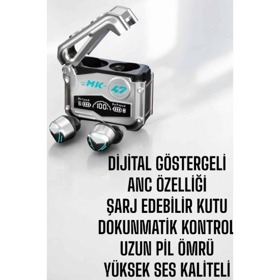 Kulaklığı Bluetooth Bağlantılı ANC Özelliği 5.0 Bluetooth Kulaklığı Bluetooth Bağlantılı ANC Özelliği 5.0 Bluetooth