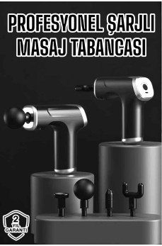 Masaj Aleti Masaj Tabancası Darbeli Şarjlı Kas Ve Vücut Ağrıları İçin