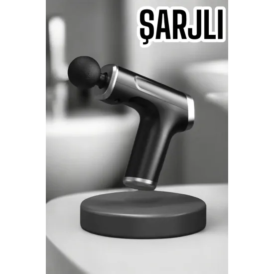4 Başlıklı Darbeli Şarjlı Masaj Aleti Tabancası Kablosuz 4 Başlıklı Darbeli Şarjlı Masaj Aleti Tabancası Kablosuz