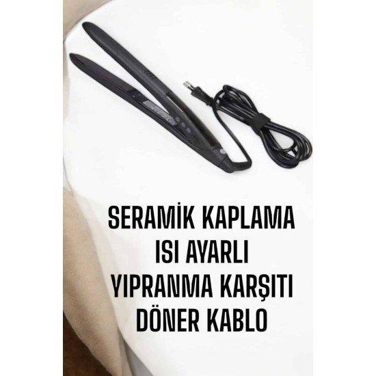 Saç Düzleştirici Isı Ayarlı Döner Kablo Yıpranma Karşıtı Saç Düzleştirici Isı Ayarlı Döner Kablo Yıpranma Karşıtı