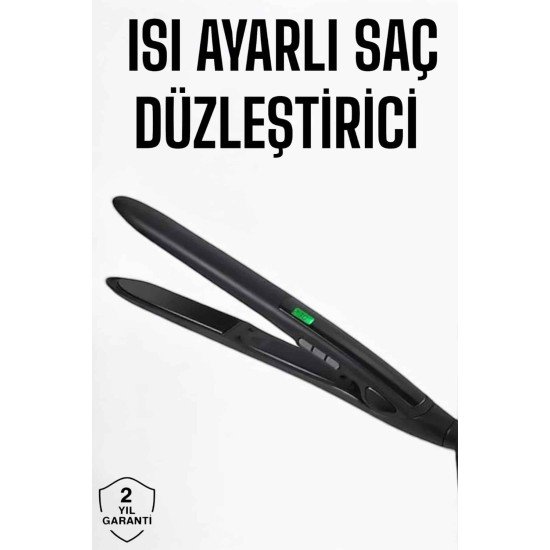 Saç Düzleştirici Isı Ayarlı Döner Kablo Yıpranma Karşıtı Saç Düzleştirici Isı Ayarlı Döner Kablo Yıpranma Karşıtı