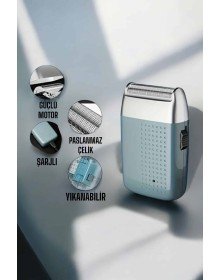 tıraş makinesi Sinek Kaydı Paslanmaz Çelik Taşınabilir Şarjlı